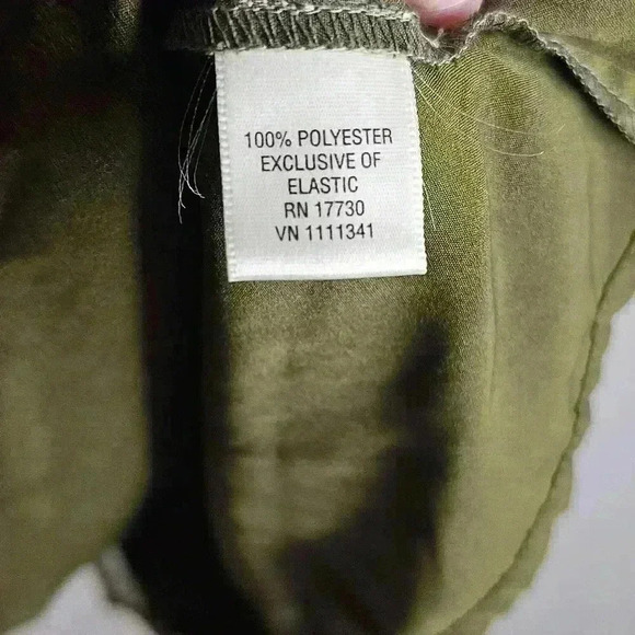 Converse Green Floral Lined Dress, Small - Picture 5 of 5